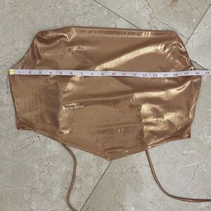 Silk Bandana Tie Top